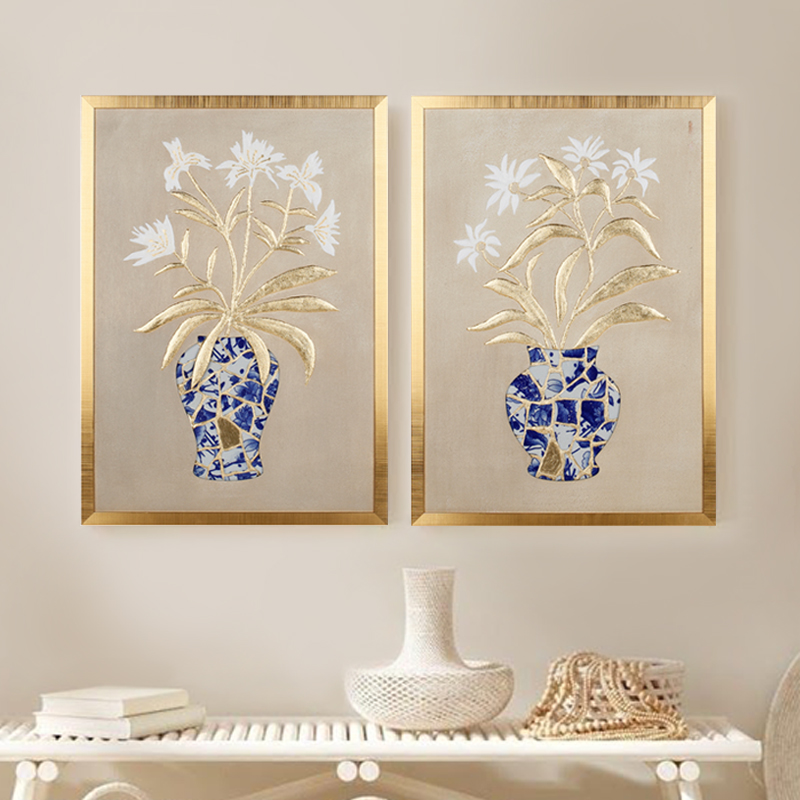 Blue and white porcelain series